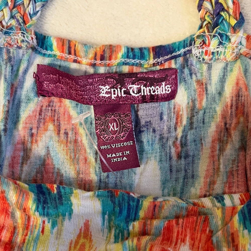 Epic Threads Colorful Chevron Tank Top - Picture 2 of 2